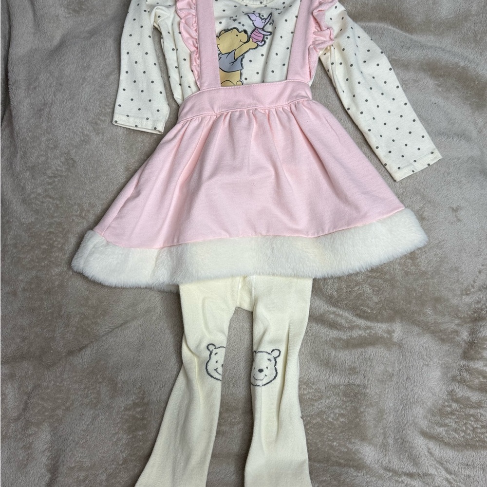 Disney Pink and White Kids Matching Set